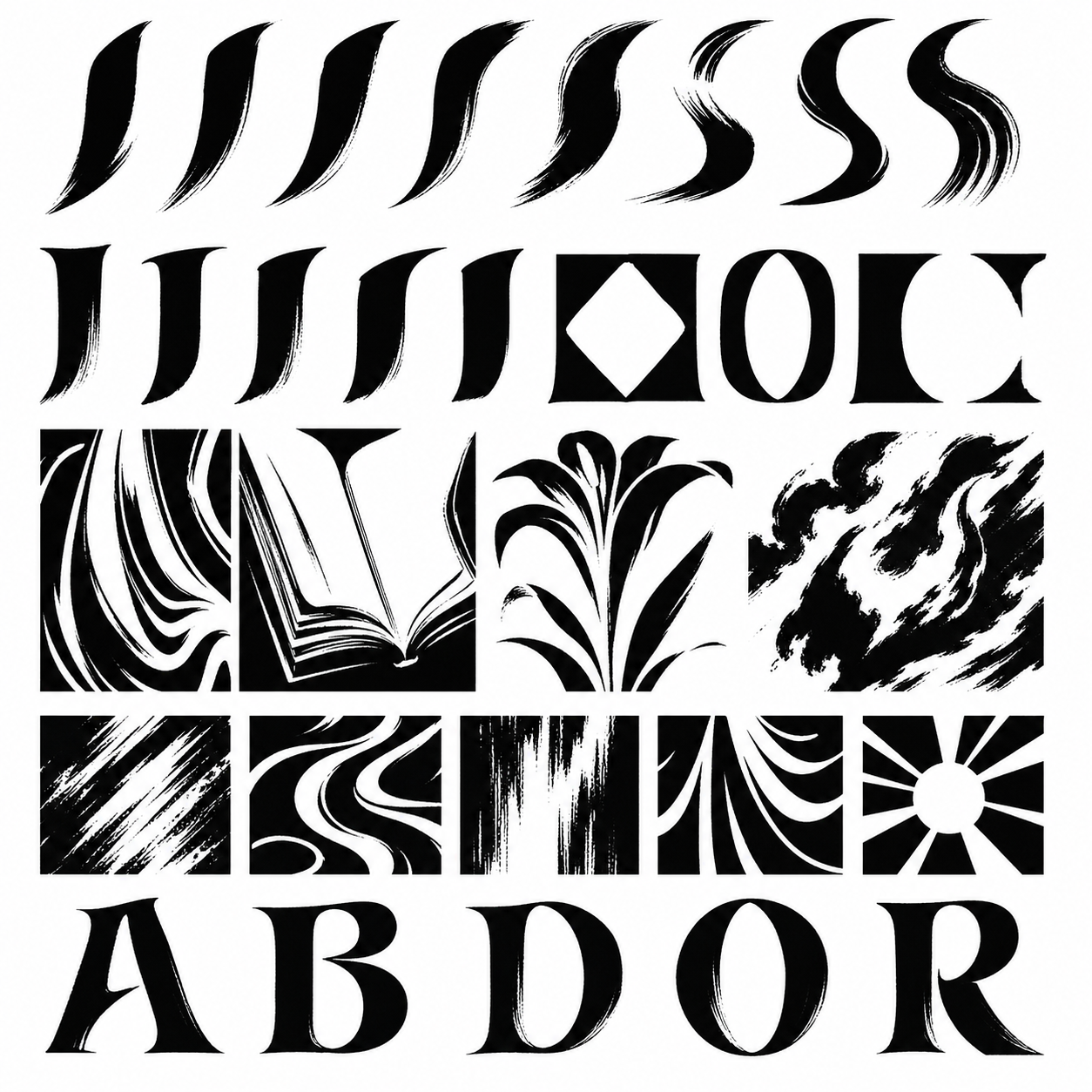 Planche inspiration noir et blanc El Greco Saint Anthony
